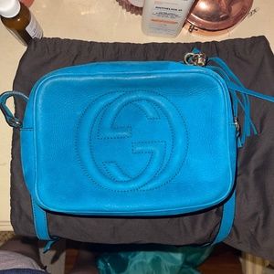 Gucci soho suede teal